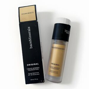 BareMinerals Original Liquid Foundation (Golden Beige 13) 1 oz/30 mL NEW in Box